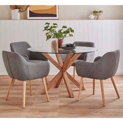 Waverley 4 Seater Dining Set With Nicki Chairs